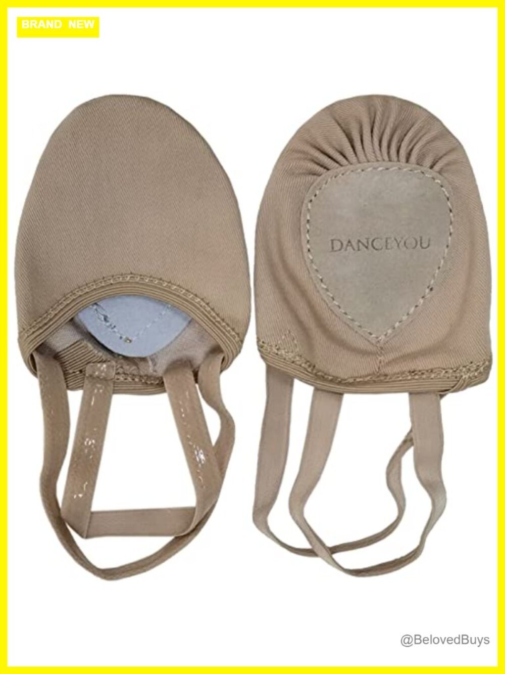 Lyrical Dance Shoes Stretch Canvas Half Sole Pirouette Turners